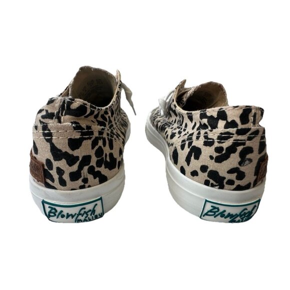 NWOT Blowfish Fashion Sneakers Slip Ons. Leopard Animal Print. Canvas. Sz 6.5 - Picture 4 of 6